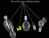 14.5MM three functions bubbler hand blown glass vase perc water percolator Jet Flash