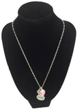 16" Silver Chain W/ 2 1/2" 5 Charms Mom Necklace