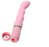 8" pink / purple Cute Silicone Personal Body g-spot Vibrator Massager
