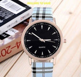 Woman's Fashion Watches Leather Strap Casual Quartz Watch Luxury Band