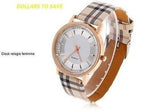 Woman's Fashion Watches Leather Strap Casual Quartz Watch Luxury Band