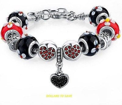 925 Silver Beads Chom Bracelet And Bangle Women Trendy Jewelry