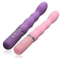 8" pink / purple Cute Silicone Personal Body g-spot Vibrator Massager