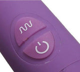 8" pink / purple Cute Silicone Personal Body g-spot Vibrator Massager