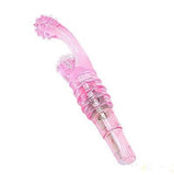 Pink G Spot Vibration Silicone Stick Massager Waterproof Removable Sex Toy