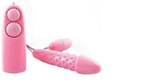 Pink Double Vibrating Jump Eggs Vibrating Massager Dot