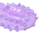 Sex Woman pink/purple Vibrating Tongue Finger Massage Clit Clitoris,