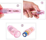Pink G Spot Vibration Silicone Stick Massager Waterproof Removable Sex Toy