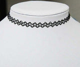 Stretch Tattoo Choker Necklace Punk Retro Gothic Elastic Pendants Necklaces