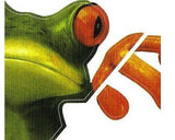 1 Pc- 3-D Peep Frog Funny Car Sticker Truck Window Decal Graphics Sticker