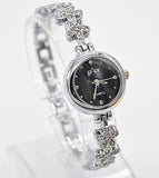Women's Dress Watch Luxury Gold Bracelet Daisies Flowers Rhinestone Quartz Watch
