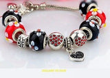 925 Silver Beads Chom Bracelet And Bangle Women Trendy Jewelry