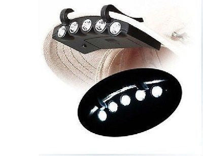 ST Five Led Cap Light Ultra Bright Light Weight Hands-Free Batteries Included