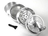 Aluminum Crank Herb Grinder- 4- Part