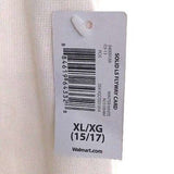 Nobo No Boundaries Winter White Woman's Fleece Bermuda, Walking, Cotton Blend, F