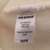 Cotton Blend, One Size, White Woman's Joe Boxer Snow Hat