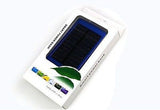 High Capacity 2000 Mah Solar Power Bank Charges With Two Duel Usb Output Led