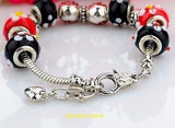 925 Silver Beads Chom Bracelet And Bangle Women Trendy Jewelry