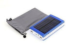 High Capacity 2000 Mah Solar Power Bank Charges With Two Duel Usb Output Led