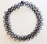 Stretch Tattoo Choker Necklace Punk Retro Gothic Elastic Pendants Necklaces