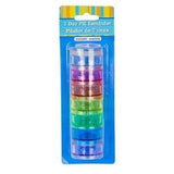 Stacking Color-coordinated 7-day Pill Reminder