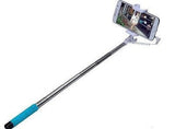 light Blue Handheld Extendable Selfie Sticks&MonPod For SmartPhones