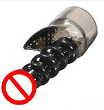 clear/black Silicone Vibrator G Spot Clitoral Stimulating Dildo Massager Sex Toy