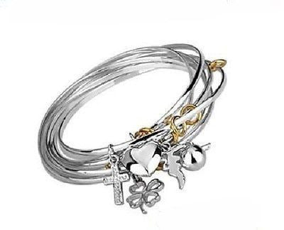 925 Sterling Silver Bangle Bracelet Silver Jewelry Pendant Bangle