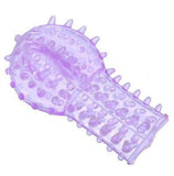 Sex Woman pink/purple Vibrating Tongue Finger Massage Clit Clitoris,