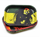 1pc Metal Tobacco Rolling Tray 17cm 13cm 1.8cm Handroller Rolling Trays Rolling Case Machine Tools Tobacco Storage Tray