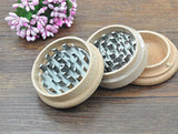 1pc Wooden Grinder Spice Herb Tobacco Hand Grinder Crusher 63mm 3 Parts