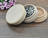 1pc Wooden Grinder Spice Herb Tobacco Hand Grinder Crusher 63mm 3 Parts