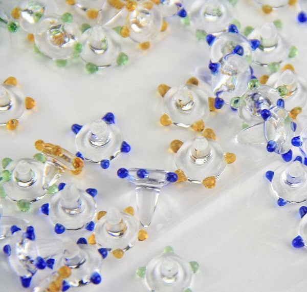 25-pcs New design smoking screen for traditional hand pipe and glass bowl daisy multicolor design