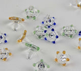 25-pcs New design smoking screen for traditional hand pipe and glass bowl daisy multicolor design