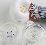 25-pcs New design smoking screen for traditional hand pipe and glass bowl daisy multicolor design