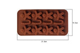 2 pcs Brown Silicone Chocolate Mold Party Decoration Bakeware Cupcake Baking
