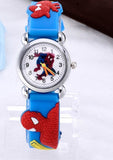 3-D Cool Cartoon Watch Casual Fashion Sports Quartz Watch For Children's Boys