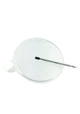 3-Piece 6" Glass Dabber / Tobacco Glass Dish