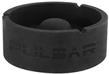 1- Pulsar Tap Tray Basic Silicone Round Ashtray - Black