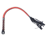 34" Black And Red Whip