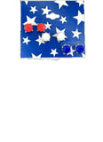 3-Pairs Red, White & Blue American Flag Earring Set