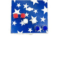 3-Pairs Red, White & Blue American Flag Earring Set