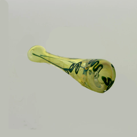 3 Chillums fumed whit swirl color Made in Los Angeles