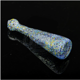 4.5 Silver fumed color changing inside out frit bat chillum