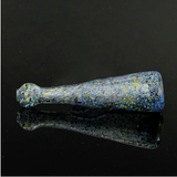 4.5 Silver fumed color changing inside out frit bat chillum