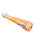 4.5 Silver fumed color changing inside out frit bat chillum