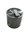4 layer herb grinders Transparent hand-grinder weed tobacco metal pollen grinder CNC 61.4mm