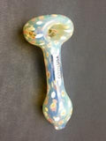 4" or 5" Outside silver fumed color dot spoon.