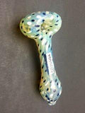 4" or 5" Outside silver fumed color dot spoon.