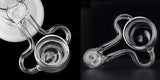 1-pc 50MM XXXXL Quartz Thermal Banger+Bubble carb cap